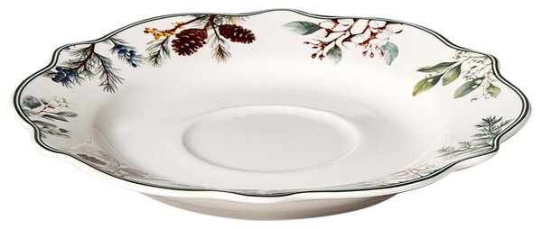 20-dielna sada jedálenského riadu biela porcelánový riad pre 4 osoby taniere a šálky vianočný motív