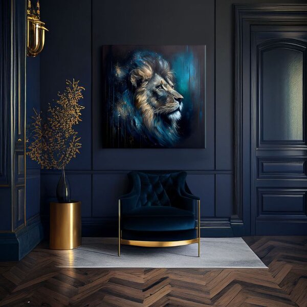 Set 3 obrazov Wild Kingdom — Lev, Tiger, Vlk - 3× 60×60 cm