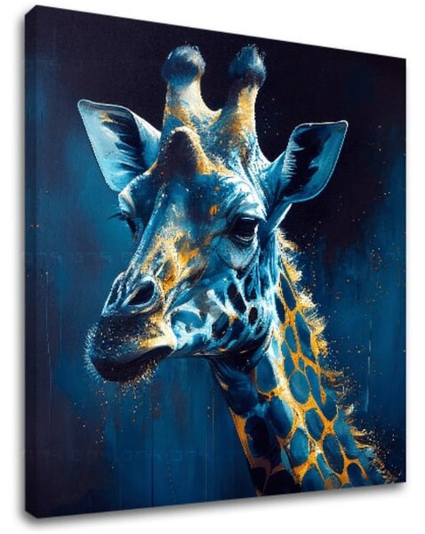 Dekoratívna maľba na plátne - PREMIUM ART - Towering Majesty of Giraffe - 80x80 cm