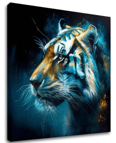 Set 3 obrazov Wild Kingdom — Lev, Tiger, Vlk - 3× 60×60 cm