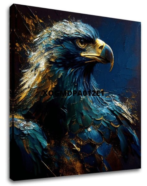 Dekoratívna maľba na plátne - PREMIUM ART - Wilderness's Fearless Hunter - 60x60 cm