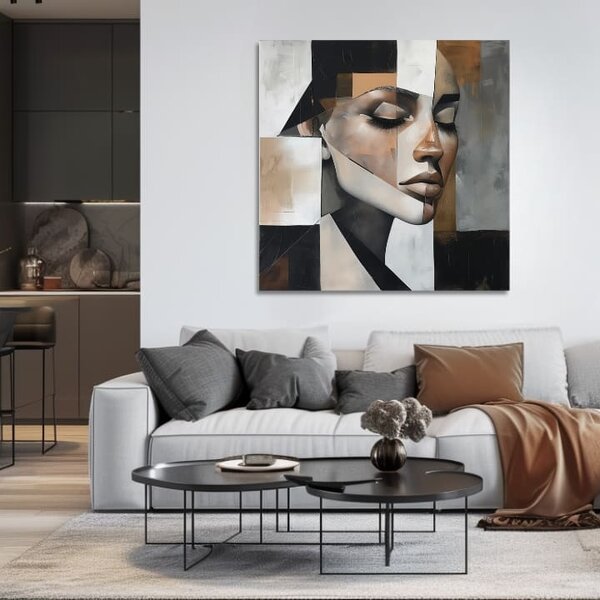 Elegantný obraz ženy Magická dokonalosť - 60x60 cm