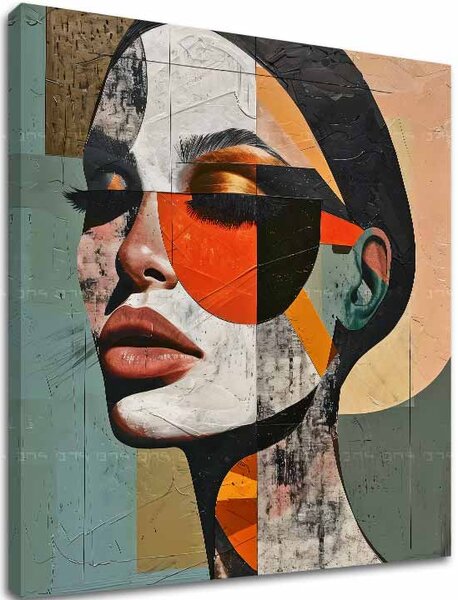 Elegantný obraz ženy Harmónia tvarov - 60x60 cm