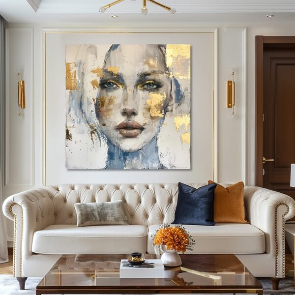 Elegantný obraz ženy Prenikavý pohľad - 60x60