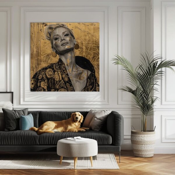 Elegantný obraz ženy Sebadôvera - 60x60 cm
