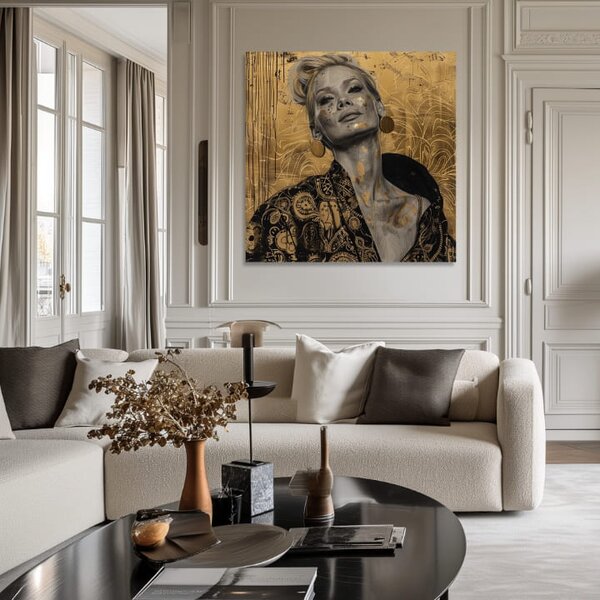 Elegantný obraz ženy Sebadôvera - 60x60 cm