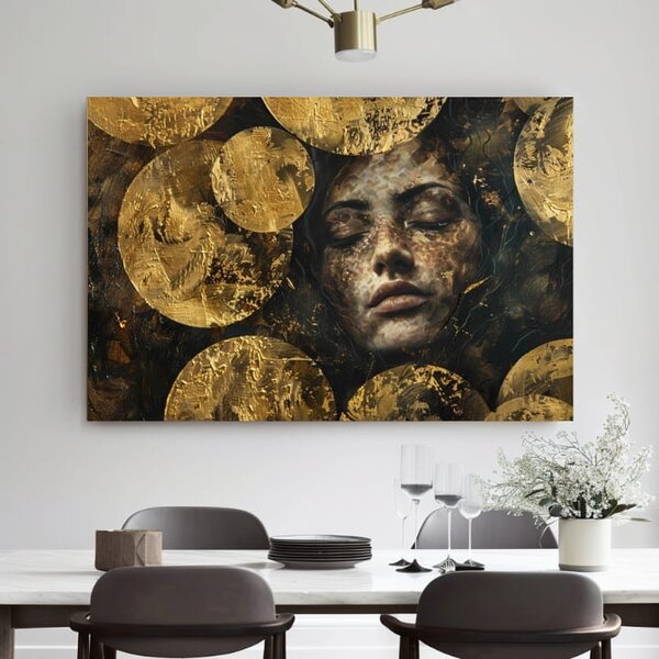 Elegantný obraz ženy Pod hladinou - 40x60 cm