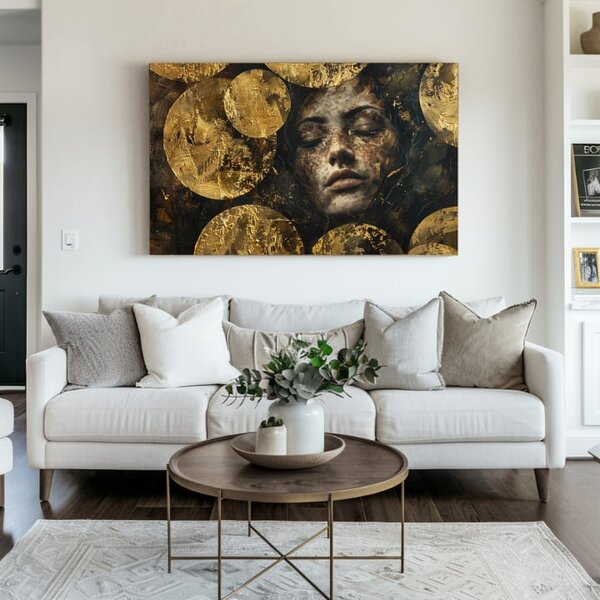 Elegantný obraz ženy Pod hladinou - 40x60 cm