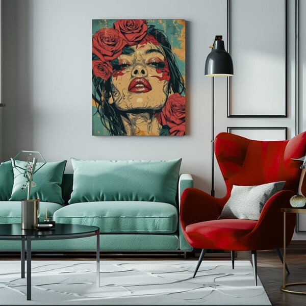 Elegantný obraz ženy Vášeň - 40x60 cm