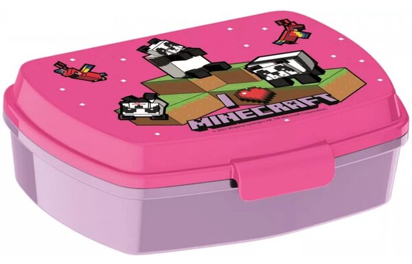 Box na desiatu Minecraft pre dievčatá