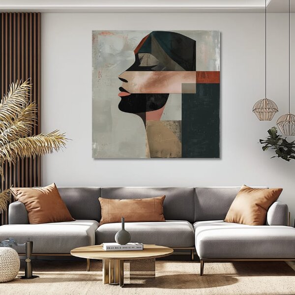 Elegantný obraz ženy Spánok - 60x60 cm