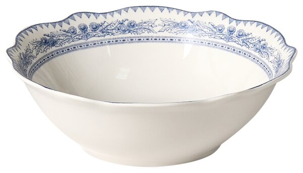 20-dielna sada jedálenského riadu biela a modrá porcelánový riad pre 4 osoby taniere a šálky vintage vzor