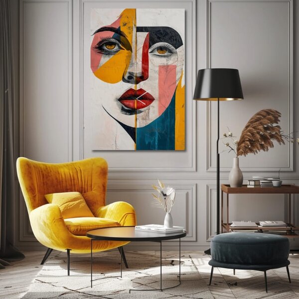 Elegantný obraz ženy Túžba bozkávať - 40x60 cm