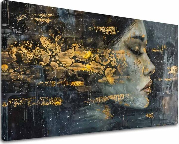 Elegantný obraz ženy Záhadná cudzinka - 40x60 cm