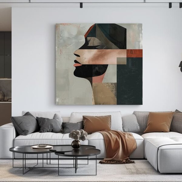 Elegantný obraz ženy Spánok - 60x60 cm