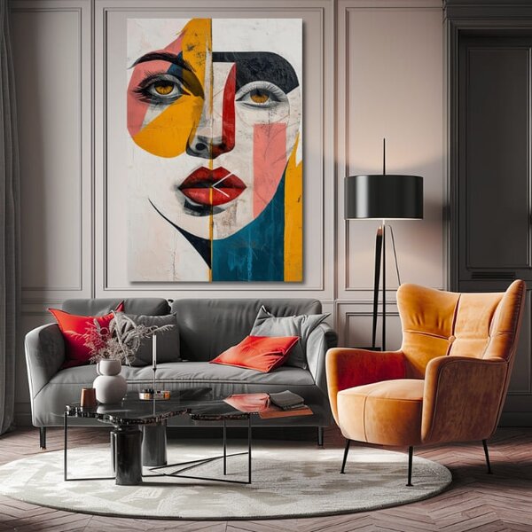 Elegantný obraz ženy Túžba bozkávať - 40x60 cm