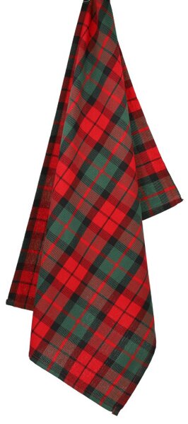 Sada kuchynských utierok TARTAN zelená / červená 944820