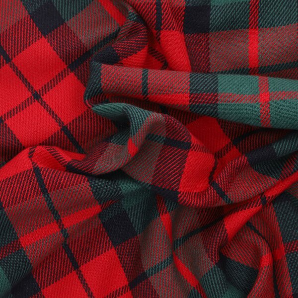 Sada kuchynských utierok TARTAN zelená / červená 944820