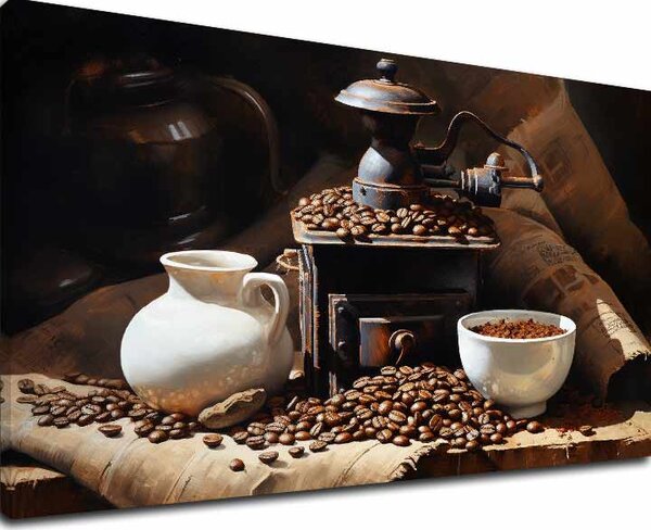 Kávové obrazy do kuchyne Neodolateľný Zážitok - 40x60 cm
