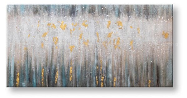 Maľovaný obraz na stenu ABSTRAKT 140x70 cm - 140×70 cm / Klasický 2 cm