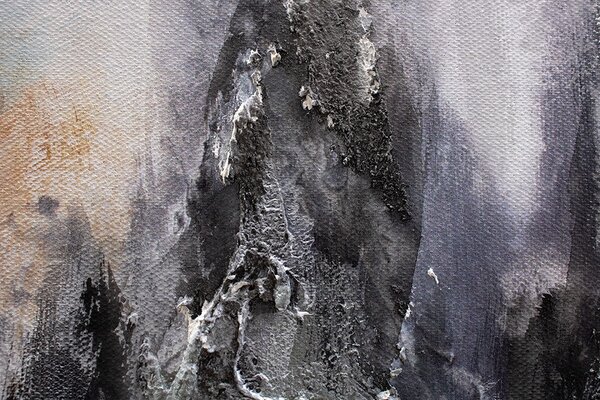 Maľovaný obraz na stenu ABSTRAKT 60x90 cm - 60×90 cm / Klasický 2 cm