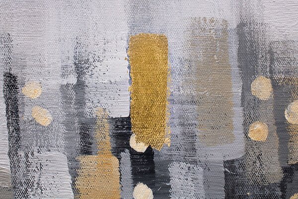 Maľovaný obraz na stenu ABSTRAKT 90x60 cm - 90×60 cm / Klasický 2 cm