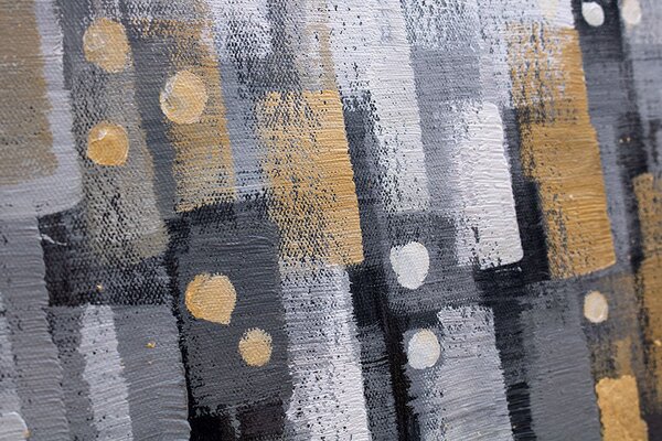 Maľovaný obraz na stenu ABSTRAKT 90x60 cm - 90×60 cm / Klasický 2 cm