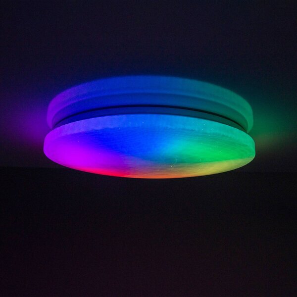 Stropné LED Sligo stmievateľné, RGBW, nočné svetlo