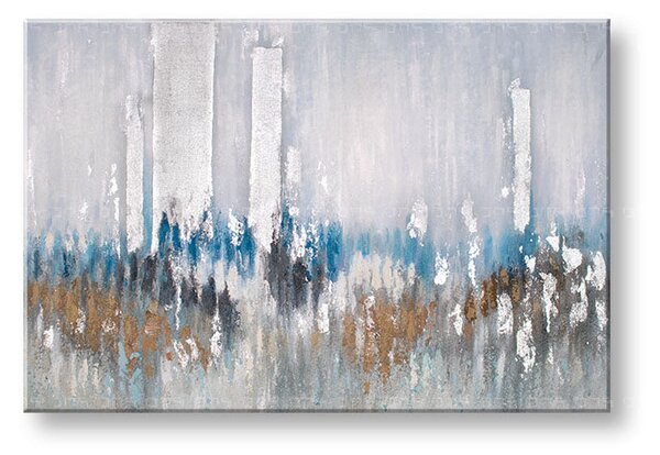Maľovaný obraz na stenu ABSTRAKT 90x60 cm - 90×60 cm / Premium 4 cm