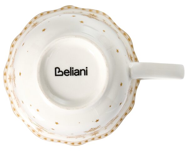 20-dielna sada jedálenského riadu biela porcelánový riad pre 4 osoby taniere a šálky vianočný motív