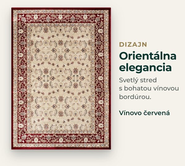 Angel Carpet, Kusový koberec Sultan 21 Red, 80x150, červená, kancelária