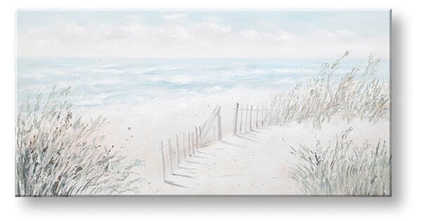 Maľovaný obraz na stenu KRAJINA 140x70 cm - 140×70 cm / Klasický 2 cm