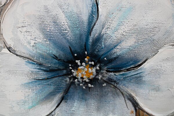 Maľovaný obraz na stenu KVETY 100x50 cm - 100×50 cm / Klasický 2 cm