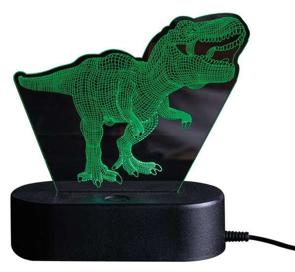 Detská lampička 3D T-REX