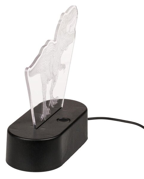 Detská lampička 3D T-REX