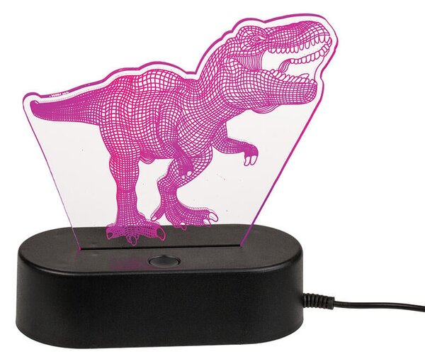 Detská lampička 3D T-REX