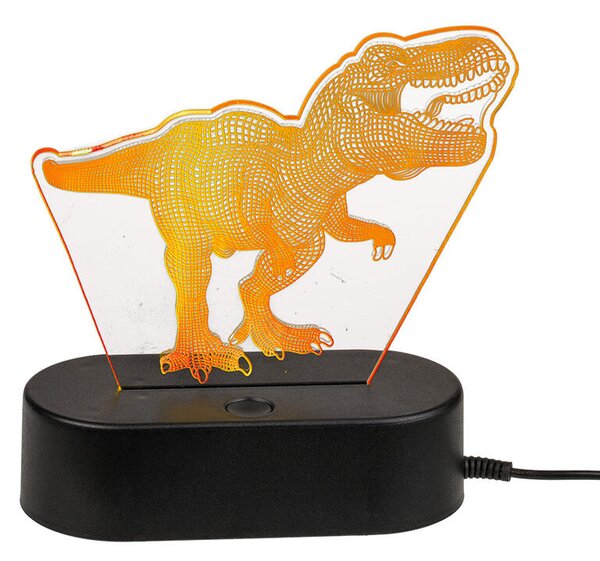 Detská lampička 3D T-REX