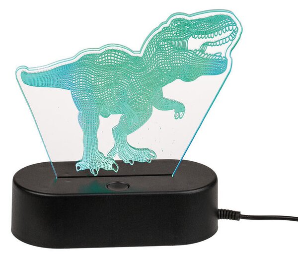Detská lampička 3D T-REX
