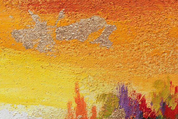 Maľovaný obraz na stenu LÚKA 100x50 cm - 100×50 cm / Klasický 2 cm