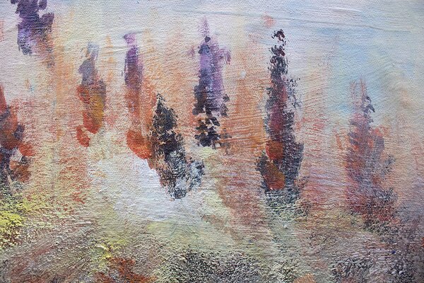Maľovaný obraz na stenu LÚKA 90x60 cm - 90×60 cm / Premium 4 cm
