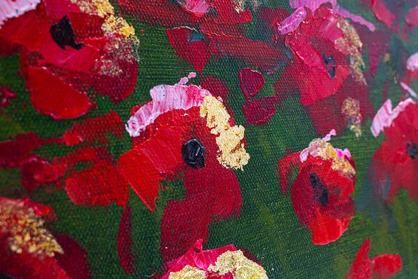 Maľovaný obraz na stenu LÚKA 90x60 cm - 90×60 cm / Klasický 2 cm