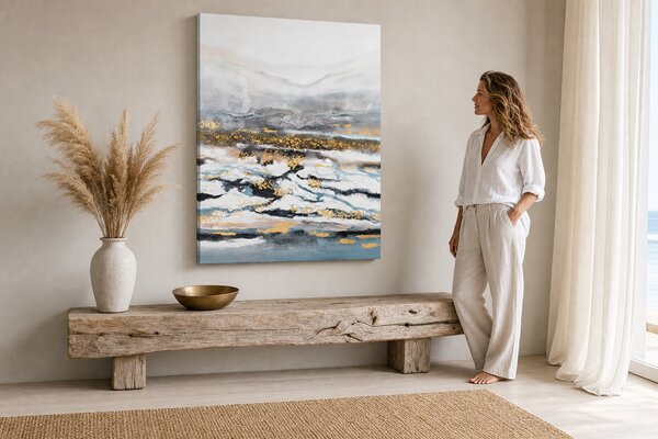 Maľovaný obraz na stenu PRÍRODA 60x90 cm - 60×90 cm / Klasický 2 cm