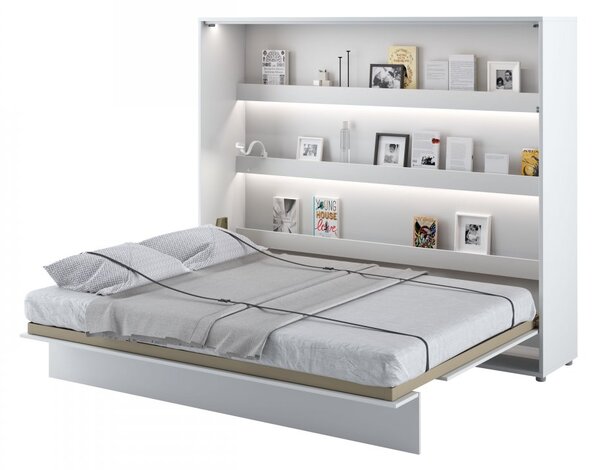 Mirjan24 Sklápacia posteľ BC-14 160x200 Bed-Concept, Farby: biela, Rozmer postele: 160x200, LED svetlo s USB: bez LED svetla s USB, Vnútorné osvetlenie pod policami: bez osvetlenia políc 5902928398090