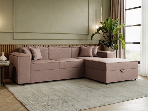 Mirjan24 Rohová sedačka Sokoz L Boucle, Strana: pravá, Poťahy: Coral 50 5903211417368