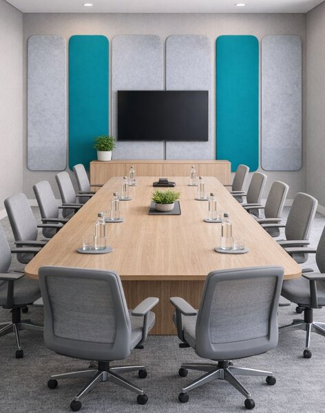 Nástenný akustický panel Silence Long 120 × 35 cm