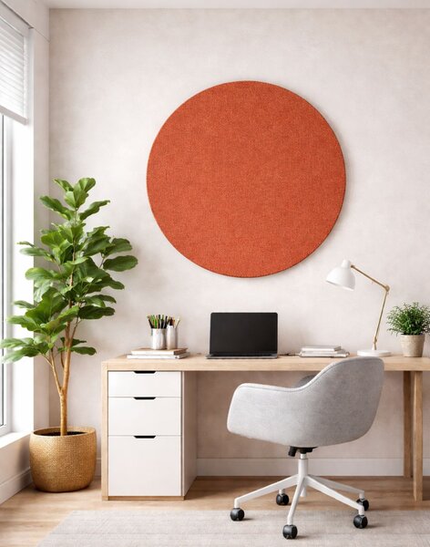 Nástenný akustický panel Silence Round 100 × 100 cm