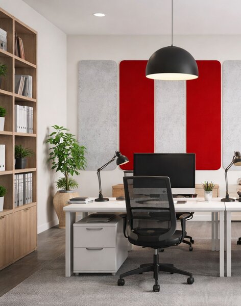 Nástenný akustický panel Silence Long 120 × 35 cm