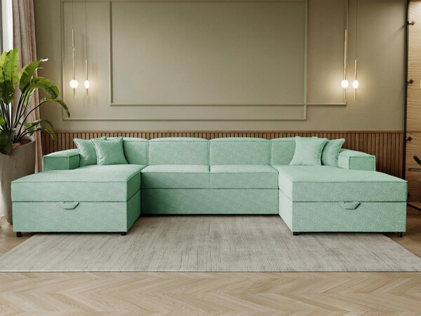Mirjan24 Sedacia súprava v tvare U Sokoz U Boucle, Poťahy: Coral 50 5903211417481