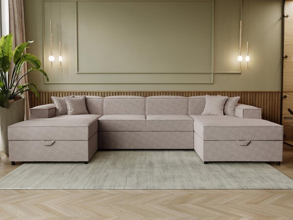 Mirjan24 Sedacia súprava v tvare U Sokoz U Boucle, Poťahy: Coral 50 5903211417481