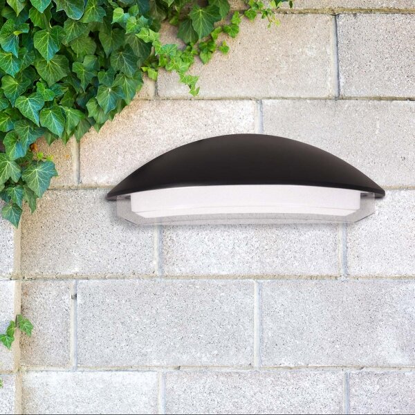 LED vonkajšie nástenné svietidlo ALABAMA LED/12W/230V IP54 čierne
